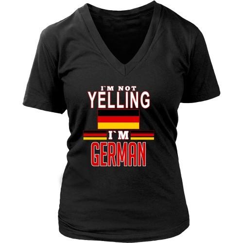 German T Shirt - I'm not yelling I'm German-T-shirt-Teelime | shirts-hoodies-mugs