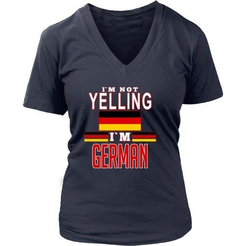 German T Shirt - I'm not yelling I'm German-T-shirt-Teelime | shirts-hoodies-mugs