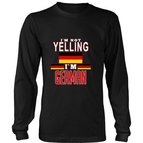 German T Shirt - I'm not yelling I'm German-T-shirt-Teelime | shirts-hoodies-mugs