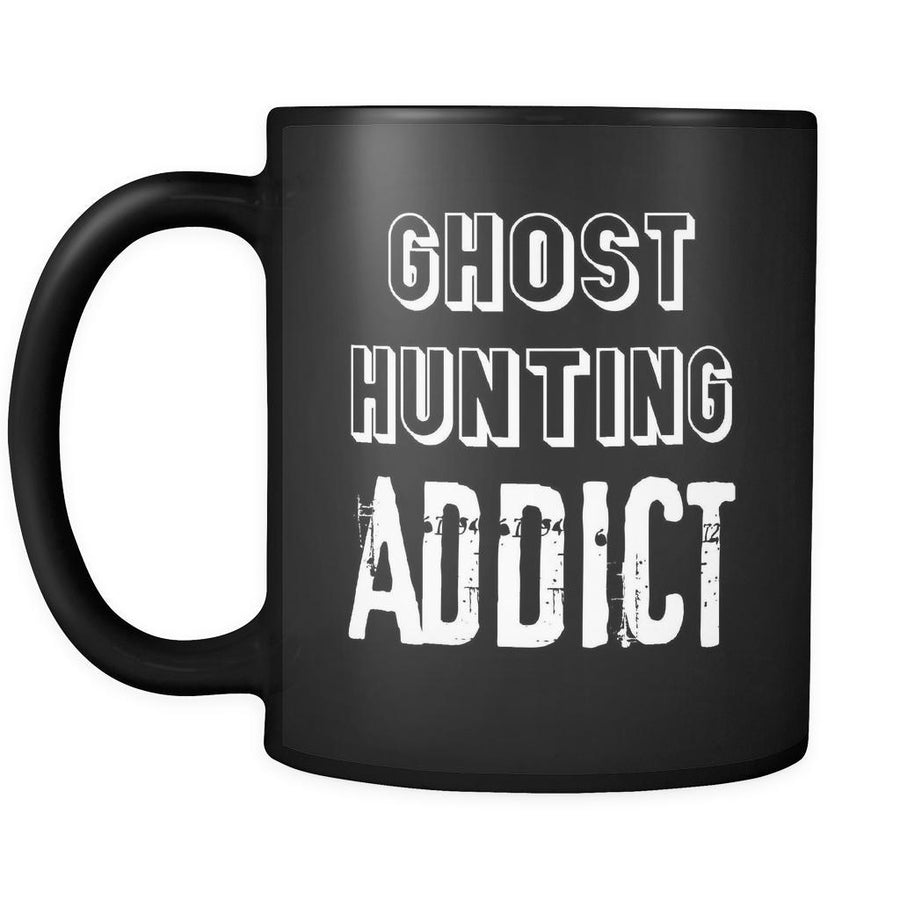Ghost hunting Ghost hunting Addict 11oz Black Mug-Drinkware-Teelime | shirts-hoodies-mugs