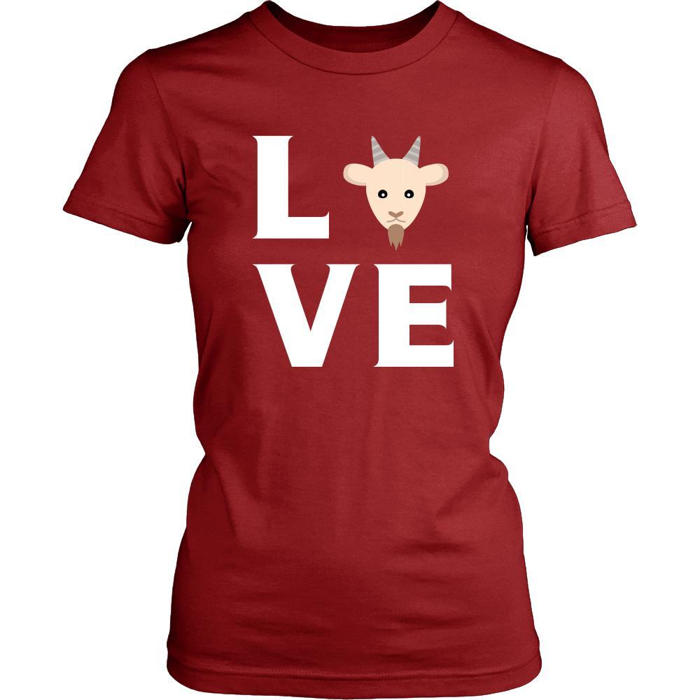 Goat - LOVE Goat - Animal Owner Shirt-T-shirt-Teelime | shirts-hoodies-mugs