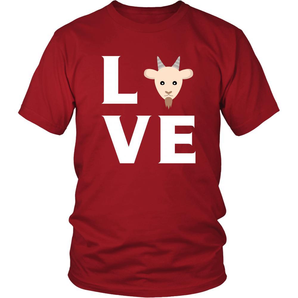 Goat - LOVE Goat - Animal Owner Shirt-T-shirt-Teelime | shirts-hoodies-mugs