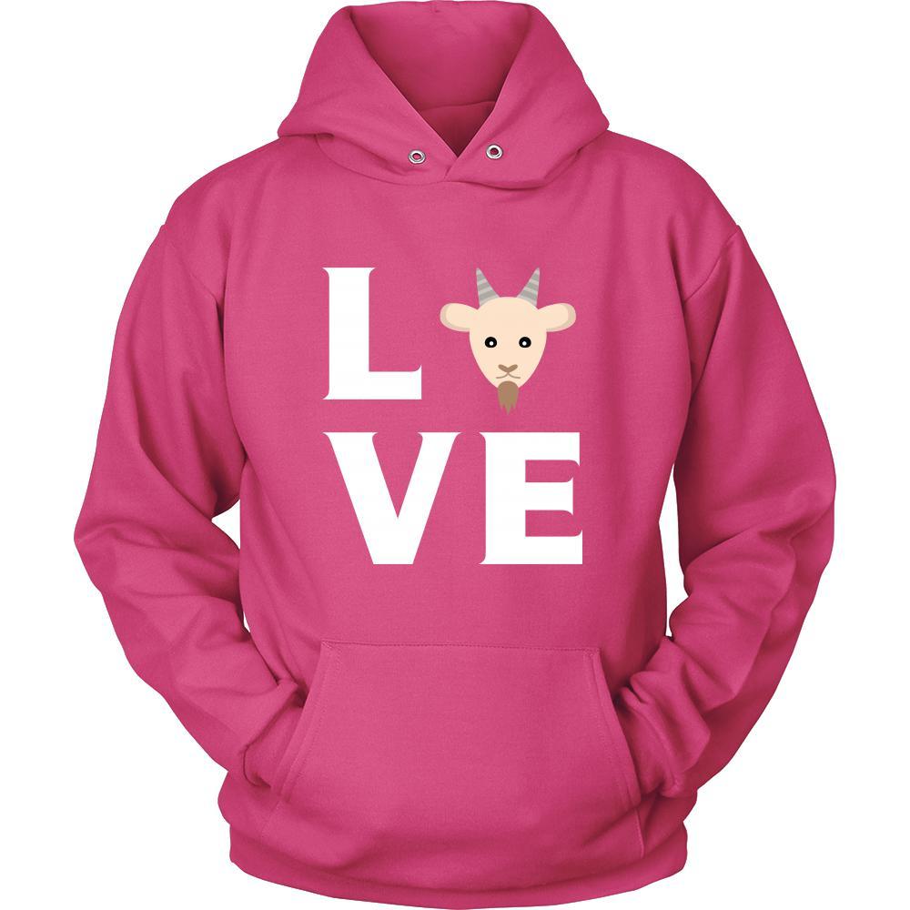 Goat - LOVE Goat - Animal Owner Shirt-T-shirt-Teelime | shirts-hoodies-mugs