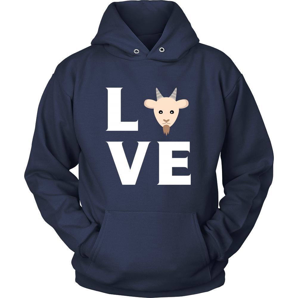 Goat - LOVE Goat - Animal Owner Shirt-T-shirt-Teelime | shirts-hoodies-mugs