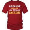 Goat Shirt - Awesome Goats - Animal Lover Gift-T-shirt-Teelime | shirts-hoodies-mugs