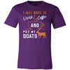 Goat Shirt - Drink Coffee - Animal Lover Gift-T-shirt-Teelime | shirts-hoodies-mugs
