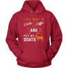 Goat Shirt - Drink Coffee - Animal Lover Gift-T-shirt-Teelime | shirts-hoodies-mugs