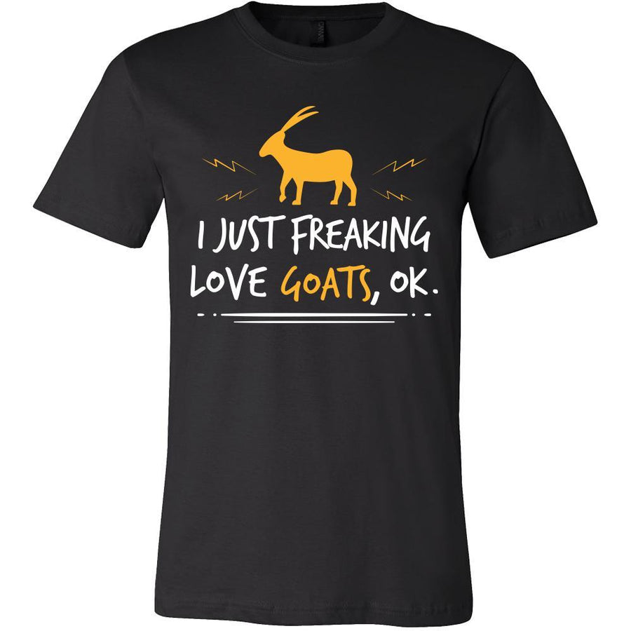 Goat Shirt - Freaking Love Goats - Animal Lover Gift-T-shirt-Teelime | shirts-hoodies-mugs
