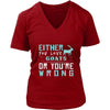 Goat Shirt - Love or Wrong - Animal Lover Gift-T-shirt-Teelime | shirts-hoodies-mugs