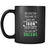 Golf My doctor told me to take my iron every day & to live on greens 11oz Black Mug