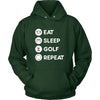 Golf Player- Eat Sleep Golf Repeat- Golfer Sport Shirt-T-shirt-Teelime | shirts-hoodies-mugs