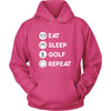 Golf Player- Eat Sleep Golf Repeat- Golfer Sport Shirt-T-shirt-Teelime | shirts-hoodies-mugs