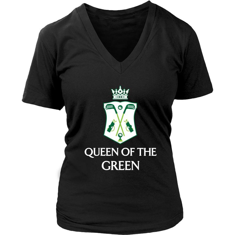 Golf Player- Queen of the Green- Golfer Sport Shirt-T-shirt-Teelime | shirts-hoodies-mugs