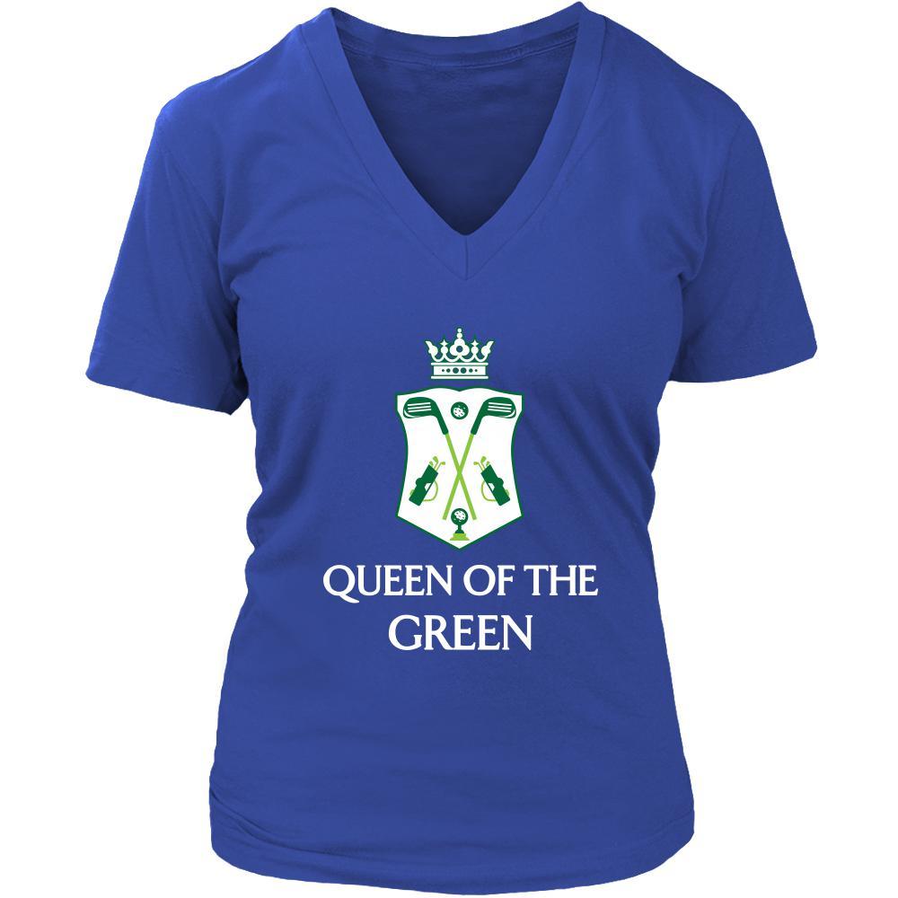 Golf Player- Queen of the Green- Golfer Sport Shirt-T-shirt-Teelime | shirts-hoodies-mugs