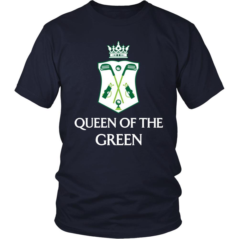 Golf Player- Queen of the Green- Golfer Sport Shirt-T-shirt-Teelime | shirts-hoodies-mugs