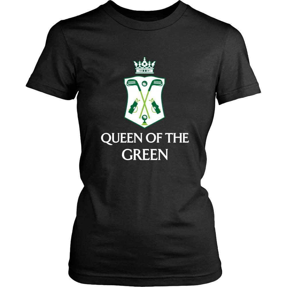 Golf Player- Queen of the Green- Golfer Sport Shirt-T-shirt-Teelime | shirts-hoodies-mugs