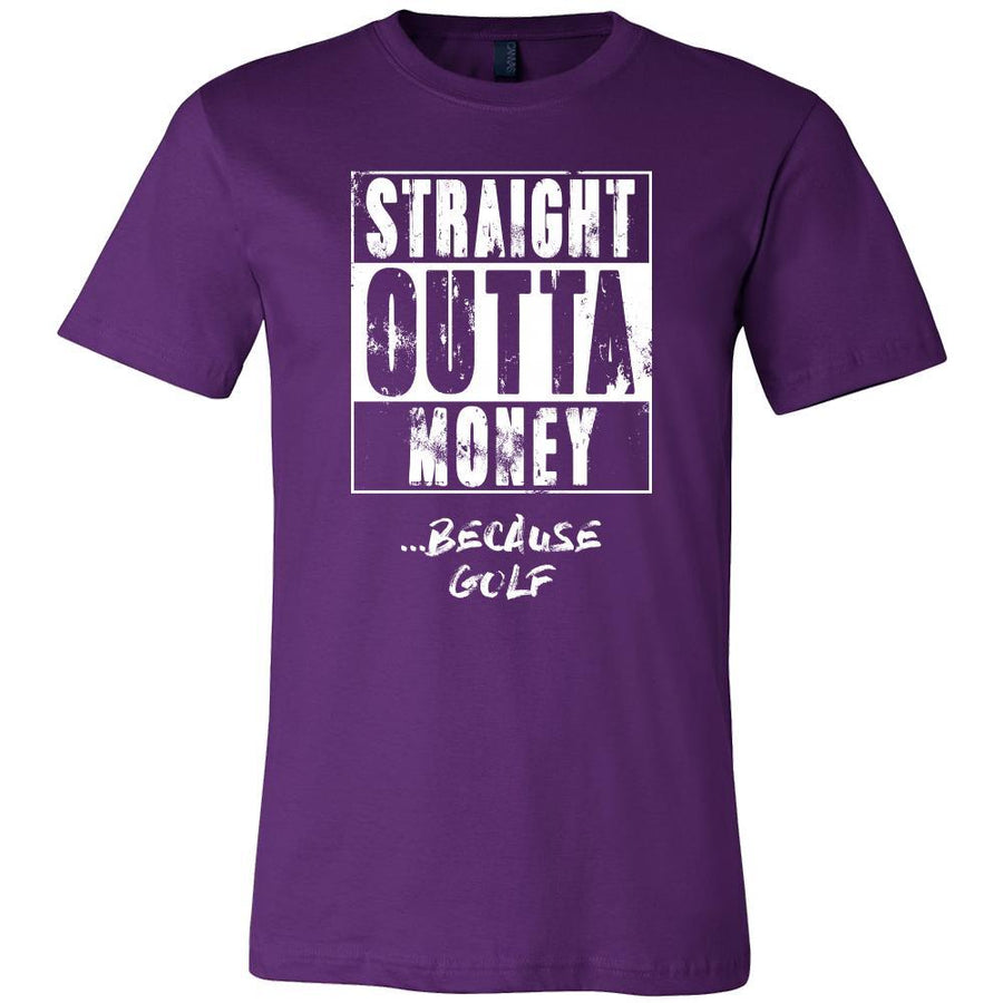 Golf Shirt - Straight outta money ...because Golf- Sport Gift-T-shirt-Teelime | shirts-hoodies-mugs