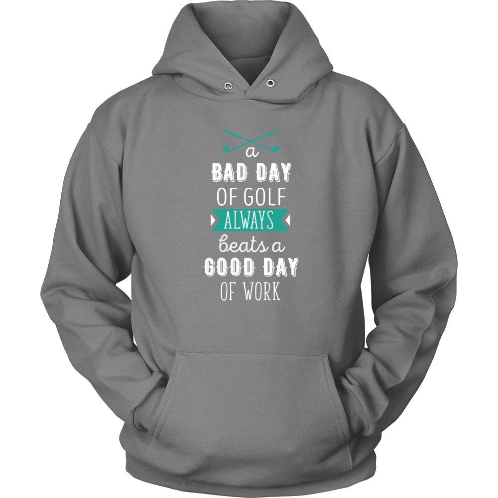 Golf T Shirt - A bad day of Golf always beats a good day of work-T-shirt-Teelime | shirts-hoodies-mugs