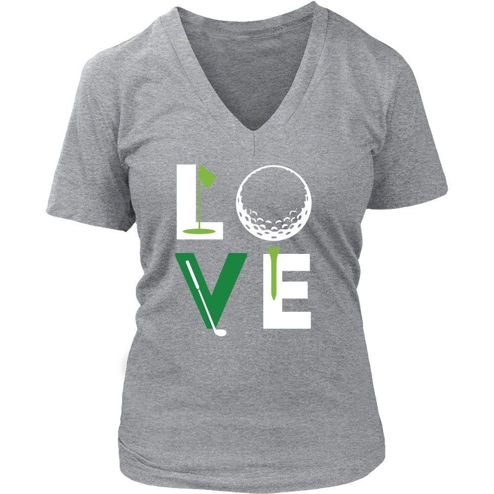 Golf T Shirt - Golfer Love-T-shirt-Teelime | shirts-hoodies-mugs