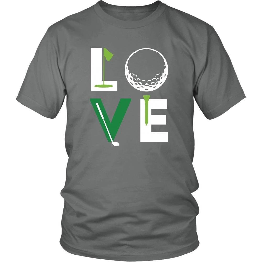 Golf T Shirt - Golfer Love-T-shirt-Teelime | shirts-hoodies-mugs