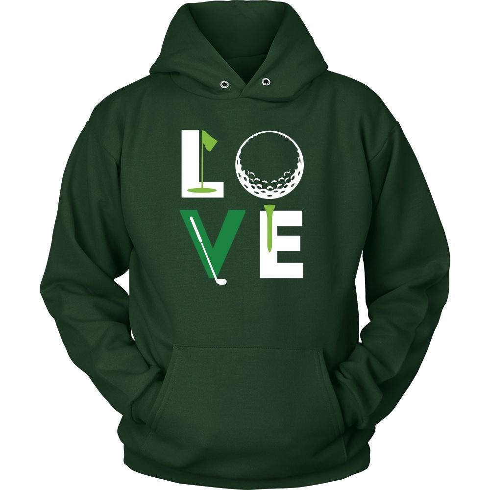 Golf T Shirt - Golfer Love-T-shirt-Teelime | shirts-hoodies-mugs