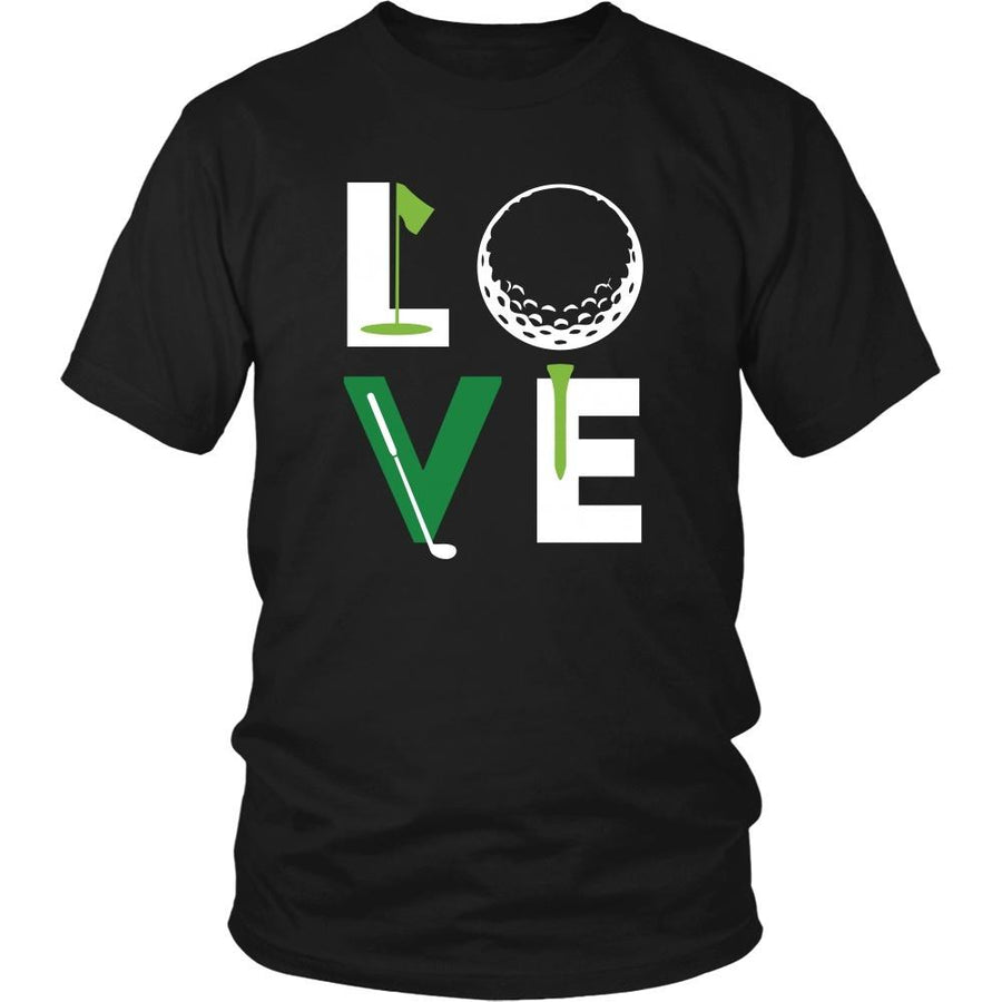 Golf T Shirt - Golfer Love-T-shirt-Teelime | shirts-hoodies-mugs