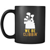 Golf We be clibbin' 11oz Black Mug-Drinkware-Teelime | shirts-hoodies-mugs