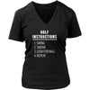 Golfer T Shirt - Golf Instructions-T-shirt-Teelime | shirts-hoodies-mugs
