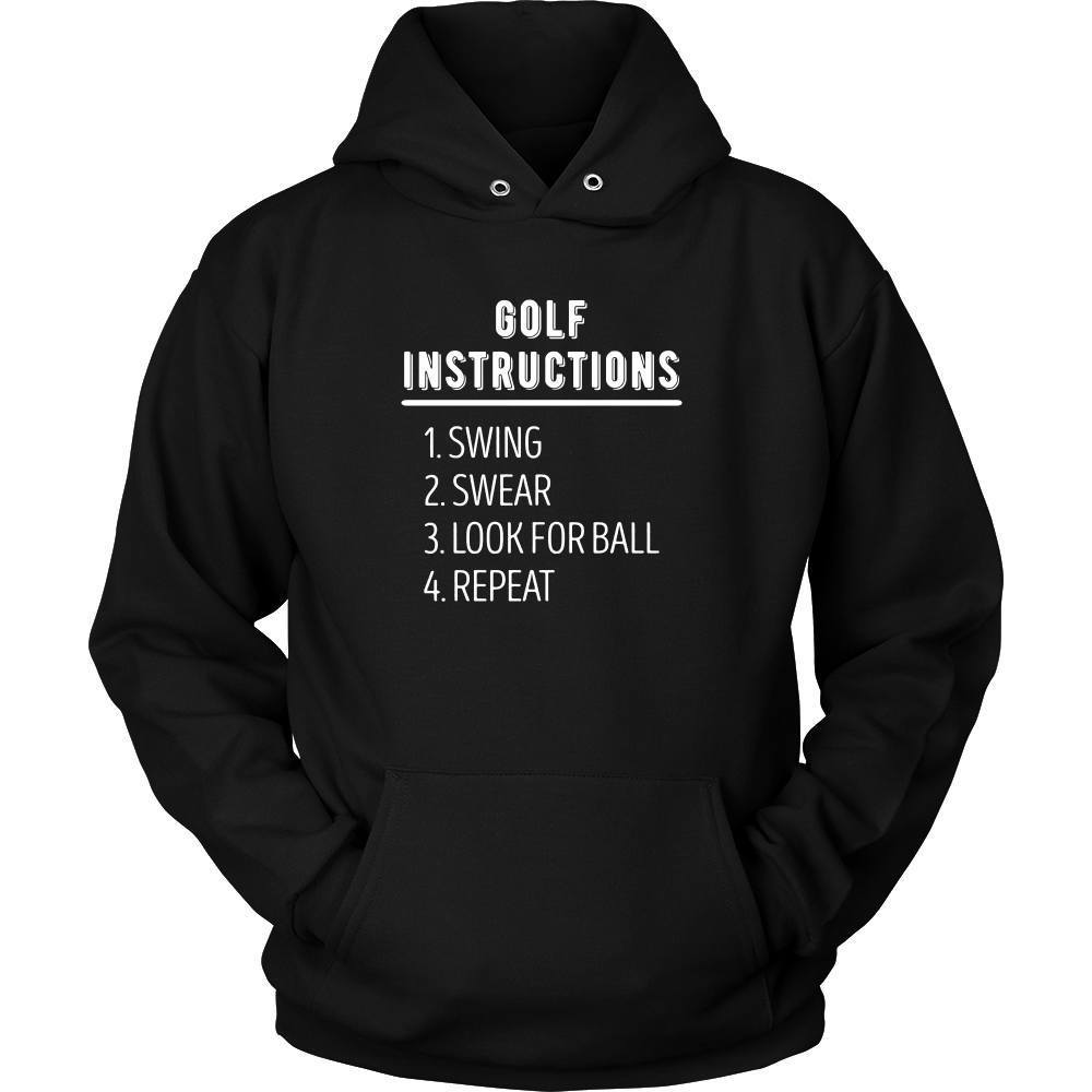 Golfer T Shirt - Golf Instructions-T-shirt-Teelime | shirts-hoodies-mugs