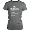 Golfer T Shirt - Golf Instructions-T-shirt-Teelime | shirts-hoodies-mugs