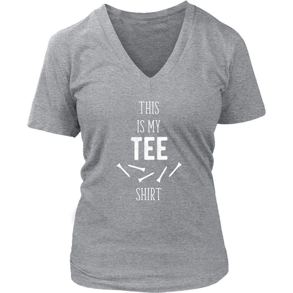 Golfer T Shirt - Golf This is my Tee shirt-T-shirt-Teelime | shirts-hoodies-mugs