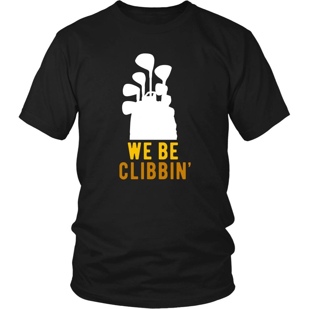 Golfer T Shirt - Golf We Be Clibbin'-T-shirt-Teelime | shirts-hoodies-mugs