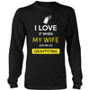 Graffiting Shirt - I love it when my wife lets me go Graffiting - Hobby Gift-T-shirt-Teelime | shirts-hoodies-mugs