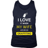 Graffiting Shirt - I love it when my wife lets me go Graffiting - Hobby Gift-T-shirt-Teelime | shirts-hoodies-mugs