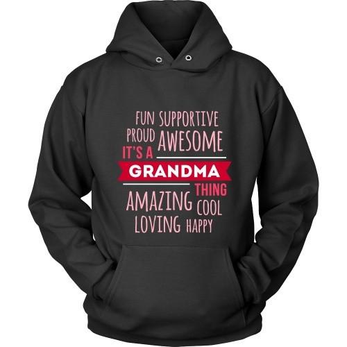 Grandma T Shirt - Fun Supportive Proud Awesome It's a Grandma thing Amazing Cool Loving Happy-T-shirt-Teelime | shirts-hoodies-mugs