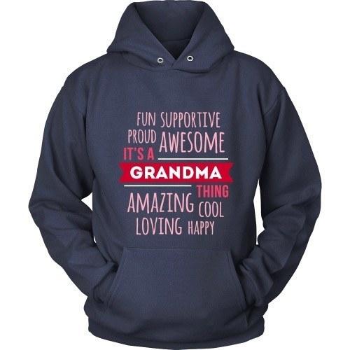 Grandma T Shirt - Fun Supportive Proud Awesome It's a Grandma thing Amazing Cool Loving Happy-T-shirt-Teelime | shirts-hoodies-mugs