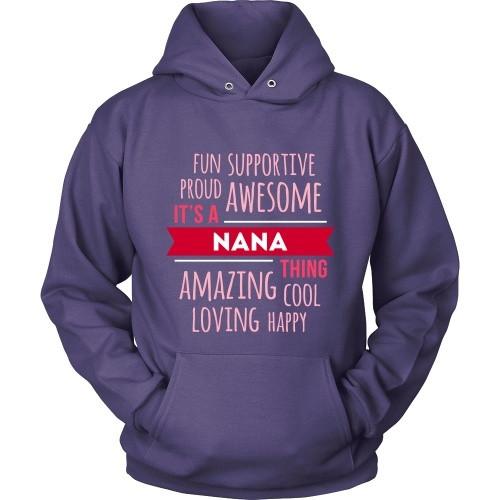 Grandma T Shirt - Fun Supportive Proud Awesome It's a Nana thing Amazing Cool Loving Happy-T-shirt-Teelime | shirts-hoodies-mugs