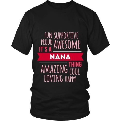 Grandma T Shirt - Fun Supportive Proud Awesome It's a Nana thing Amazing Cool Loving Happy-T-shirt-Teelime | shirts-hoodies-mugs