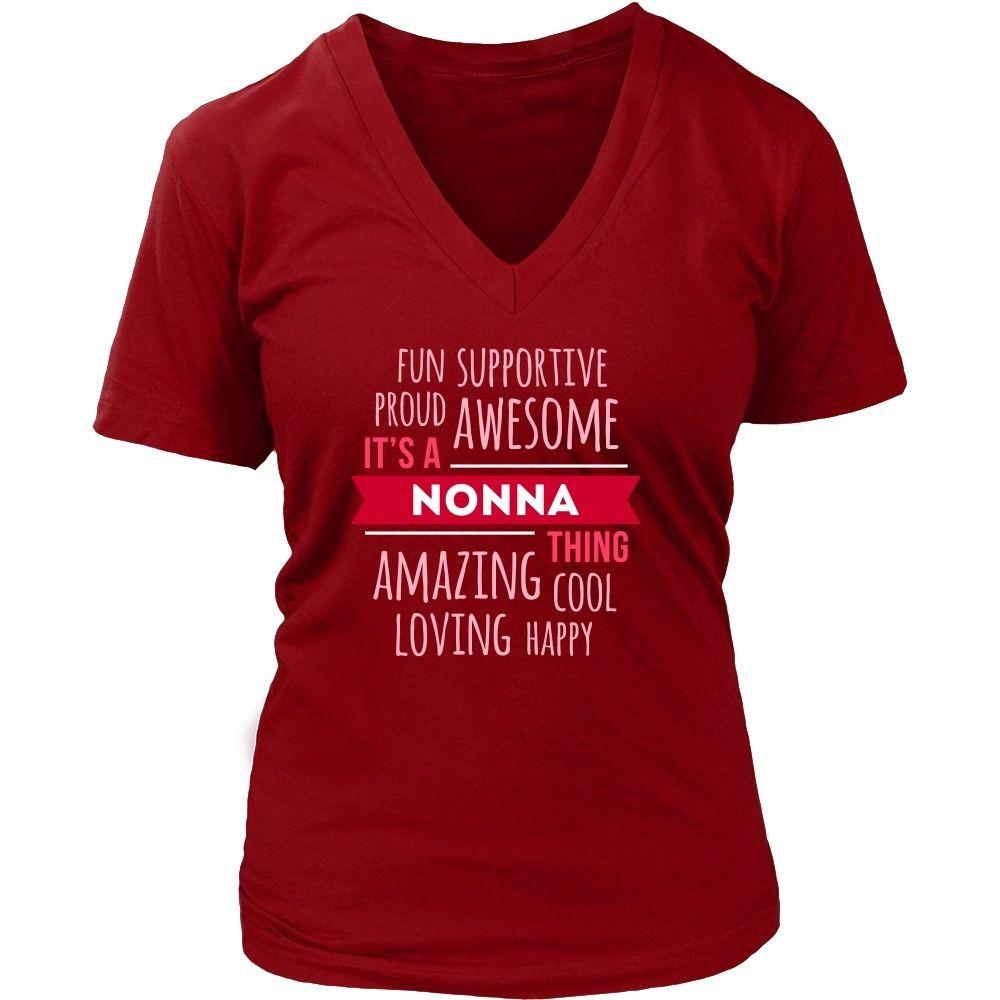 Grandma T Shirt - It's a Nonna thing Fun Supportive Proud Awesome Happy Grandma-T-shirt-Teelime | shirts-hoodies-mugs