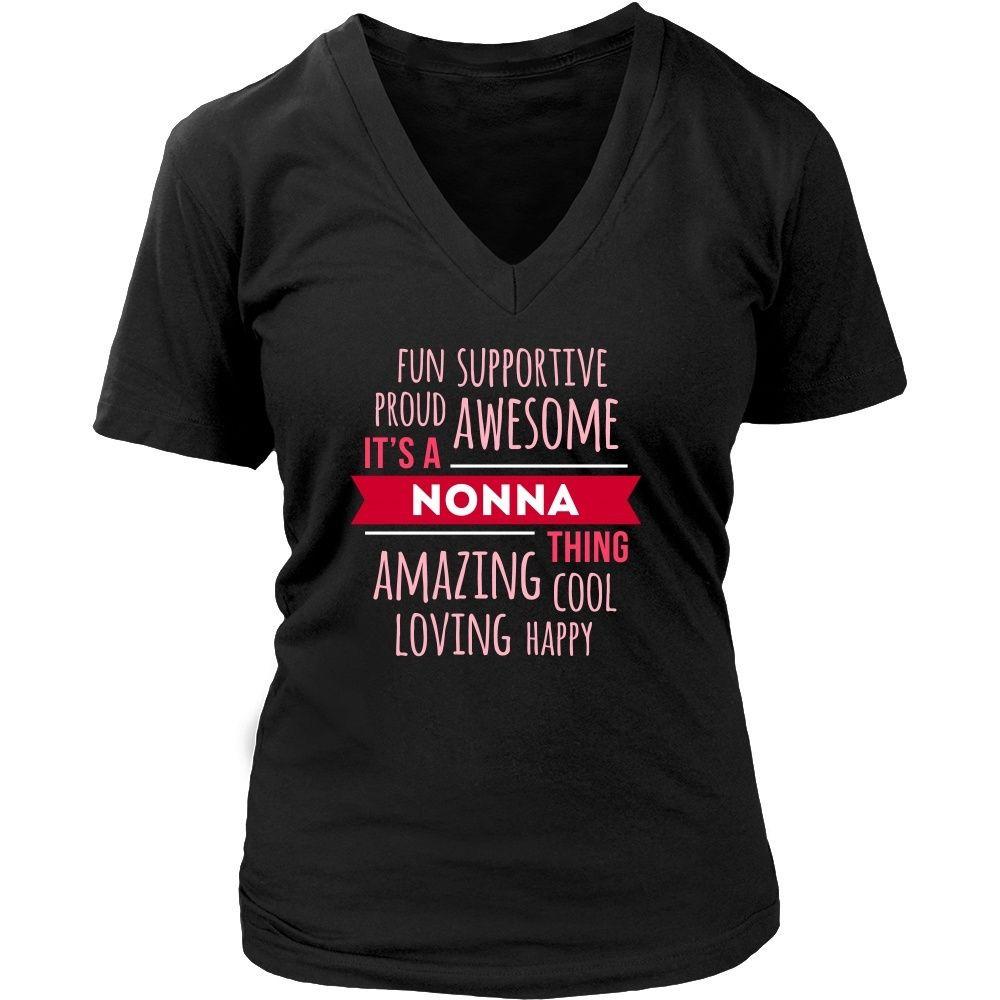 Grandma T Shirt - It's a Nonna thing Fun Supportive Proud Awesome Happy Grandma-T-shirt-Teelime | shirts-hoodies-mugs
