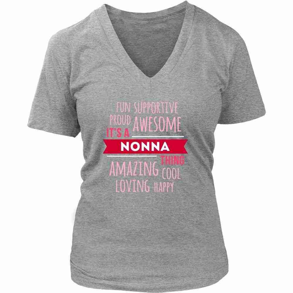 Grandma T Shirt - It's a Nonna thing Fun Supportive Proud Awesome Happy Grandma-T-shirt-Teelime | shirts-hoodies-mugs