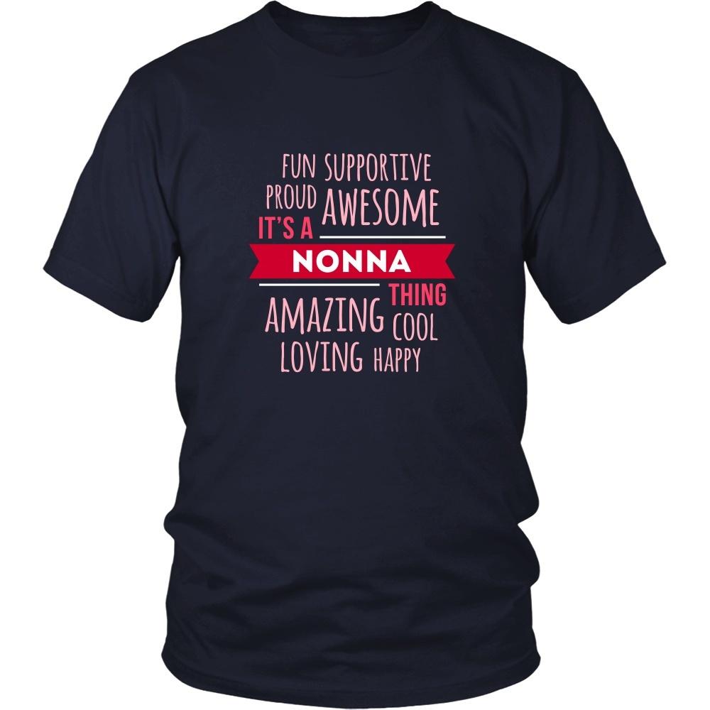 Grandma T Shirt - It's a Nonna thing Fun Supportive Proud Awesome Happy Grandma-T-shirt-Teelime | shirts-hoodies-mugs