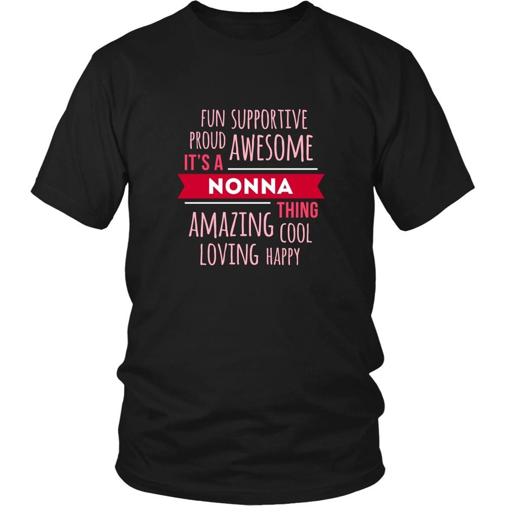 Grandma T Shirt - It's a Nonna thing Fun Supportive Proud Awesome Happy Grandma-T-shirt-Teelime | shirts-hoodies-mugs