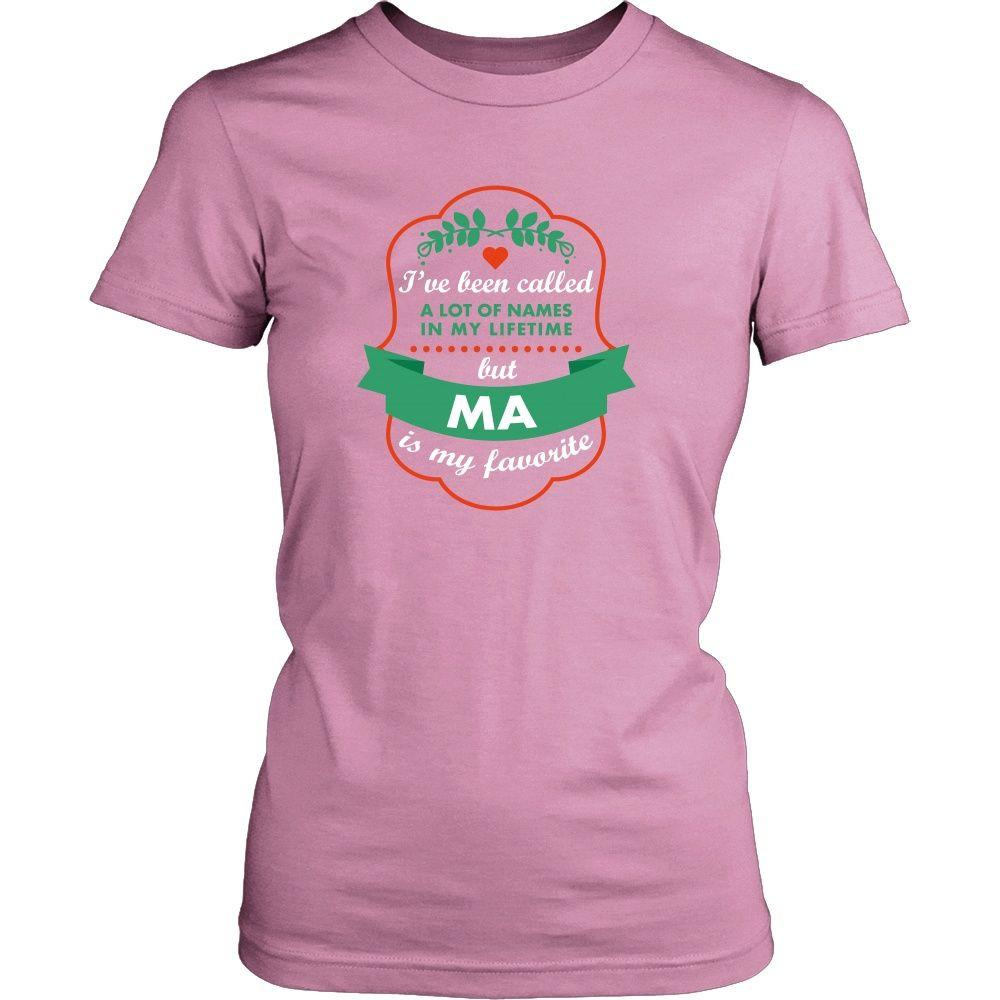 Grandma T Shirt - I've been called a lot of names in my lifetime but Ma is my favorite-T-shirt-Teelime | shirts-hoodies-mugs
