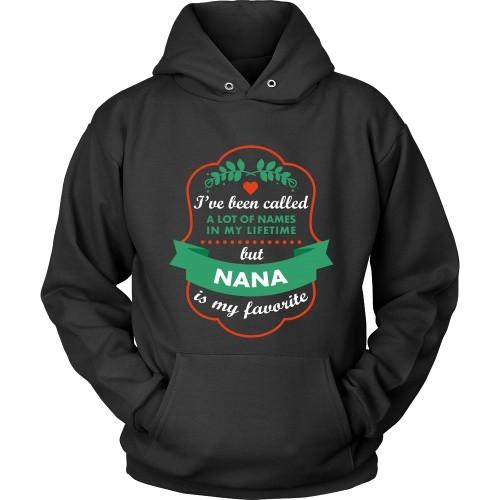 Grandma T Shirt - I've been called a lot of names in my lifetime but Nana is my favorite-T-shirt-Teelime | shirts-hoodies-mugs