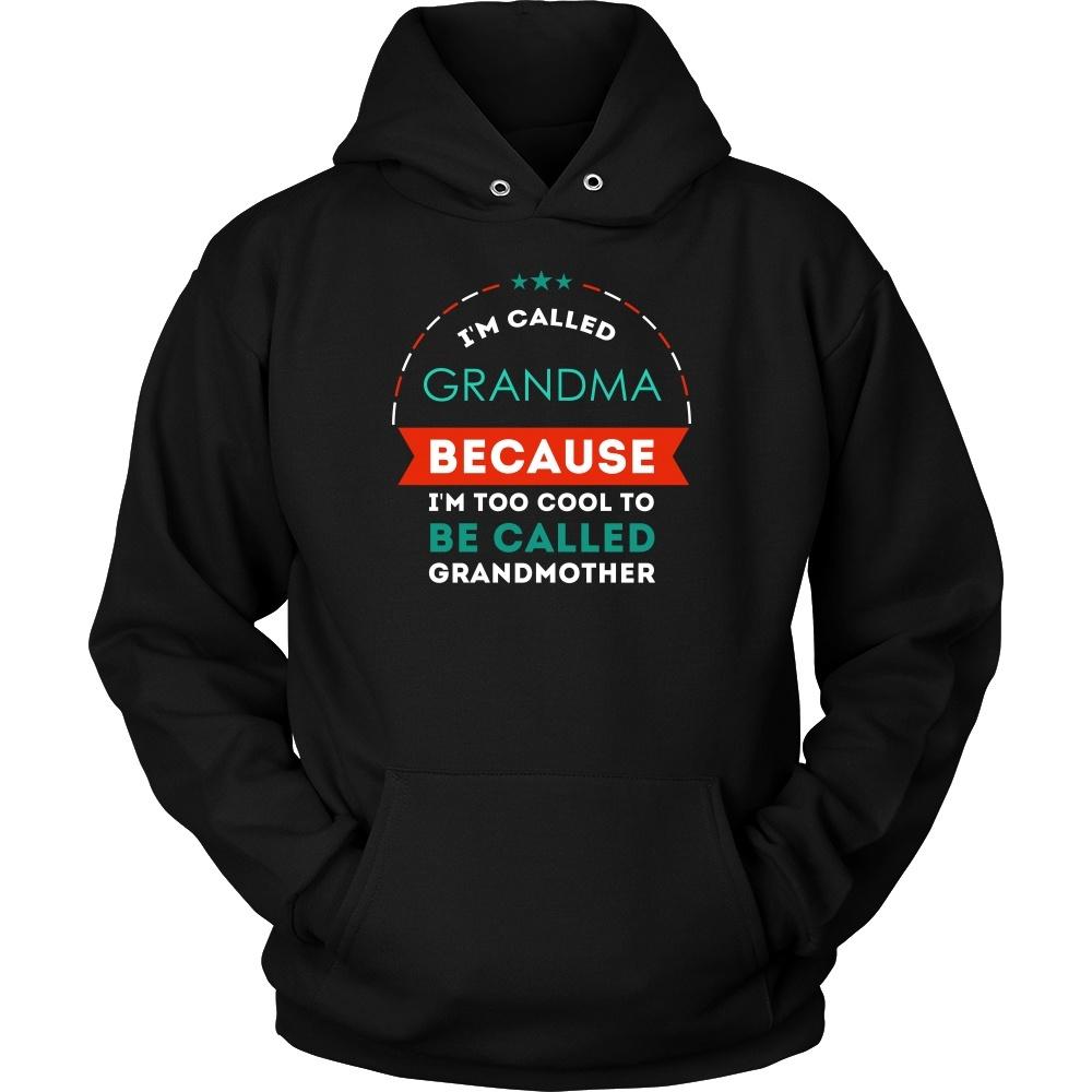Grandmother T Shirt - I'm called Grandma because I'm too cool to be called Grandmother-T-shirt-Teelime | shirts-hoodies-mugs
