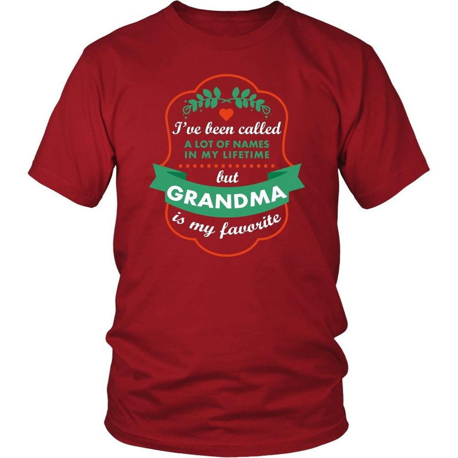 Grandmother T Shirt - I've been called a lot of names in my lifetime but Grandma is my favorite-T-shirt-Teelime | shirts-hoodies-mugs