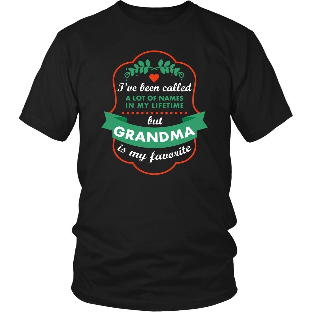 Grandmother T Shirt - I've been called a lot of names in my lifetime but Grandma is my favorite-T-shirt-Teelime | shirts-hoodies-mugs
