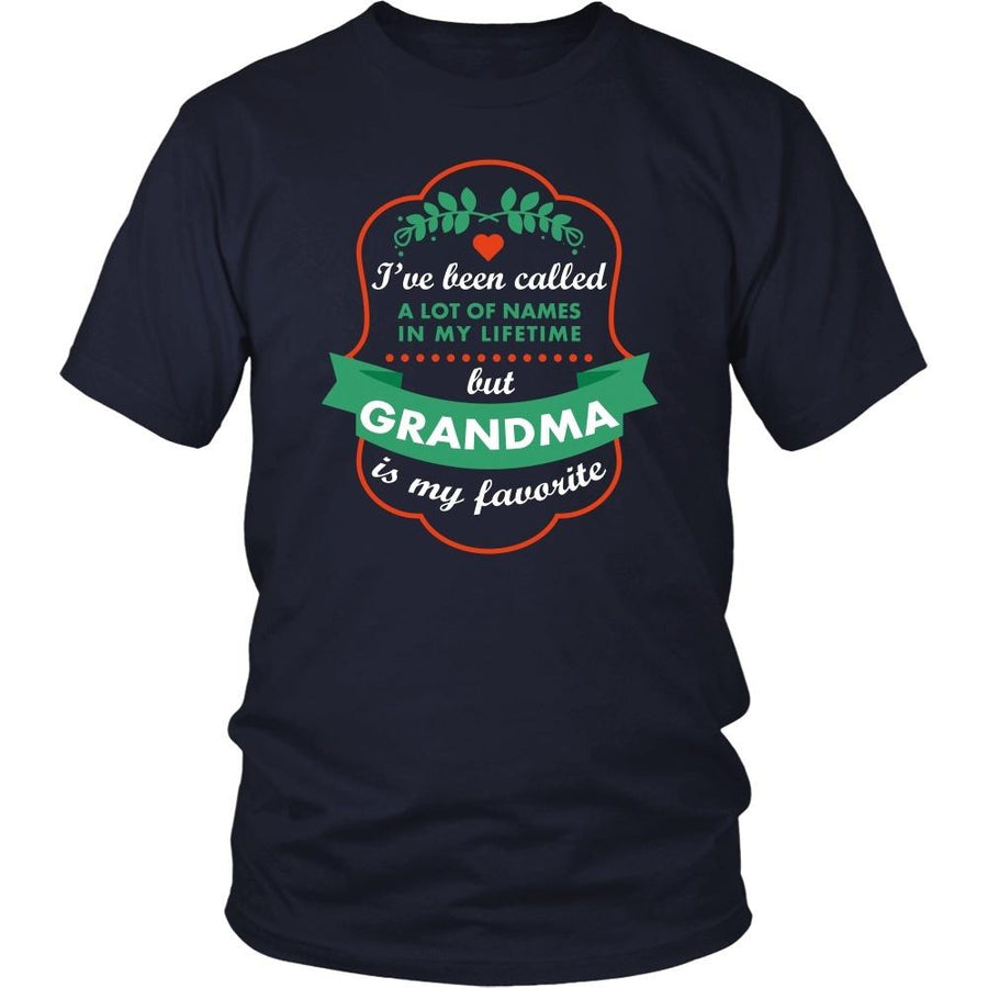 Grandmother T Shirt - I've been called a lot of names in my lifetime but Grandma is my favorite-T-shirt-Teelime | shirts-hoodies-mugs