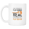 Grandpa coffee cup - Real Grandpas play Guitar-Drinkware-Teelime | shirts-hoodies-mugs